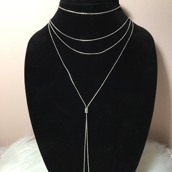 Jewelry - Layered Silver chain necklace